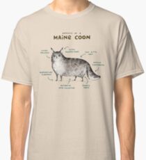 Anatomy of a Maine Coon Classic T-Shirt