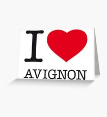 I ♥ AVIGNON Greeting Card