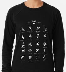 Sudadera ligera Mapa de runas