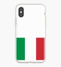 Italian flag trasparent bg iPhone Case