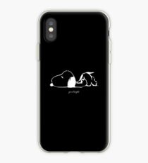 BLACK SNOOPY iPhone Case
