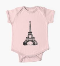 Eiffel Tower Digital Engraving One Piece - Short Sleeve