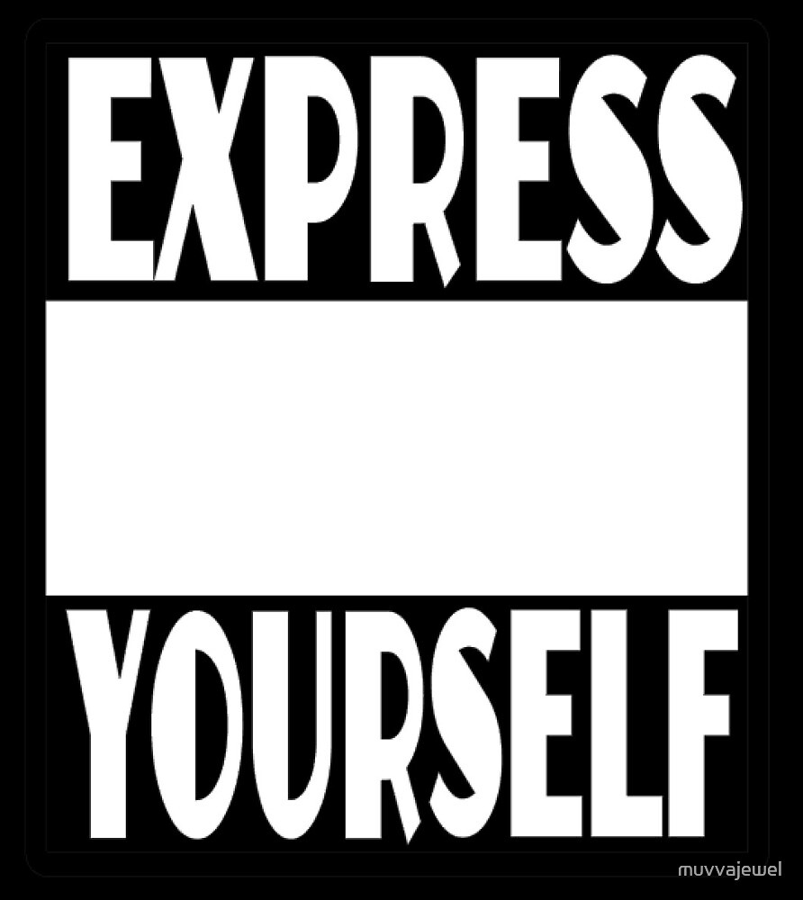 express-yourself-logo-by-muvvajewel-redbubble