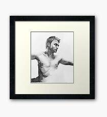 Daniel Radcliffe - a drawing in progress Framed Print