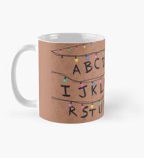 Stranger Things Alphabet Wall Tasse