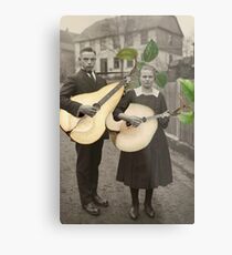 PAIR OF PEARS Metal Print