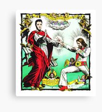Jesus and Elvis Canvas Print