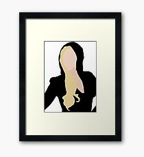 Lady Gaga Versace Framed Print