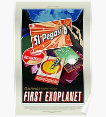 51 Pegasi b, Reiseplakat Poster