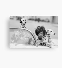 90s Naomi & Dalmations Metal Print