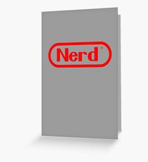 Tarjeta de felicitación Nerd