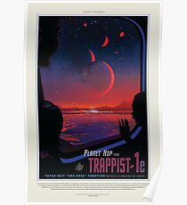 Trappist 1e, Reiseplakat Poster