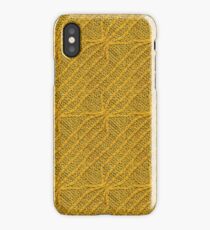 Yellow Lines Knit iPhone Case/Skin