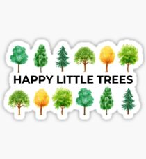 Happy Little Trees Sticker