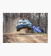 Flying Subaru Photographic Print