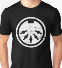 Distressed MIDI Plug | Synthesizer Design Unisex T-Shirt