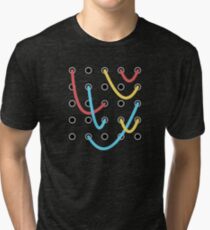 Analog Modular Synthesizer Tri-blend T-Shirt