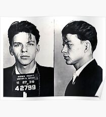 Frank Sinatra Mug Schuss Malerei Poster