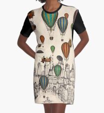 Vintage Old City Graphic T-Shirt Dress