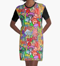 Overnight a Forest Appeared Graphic T-Shirt Dress