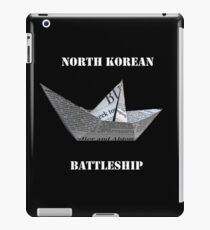 North Korea Funny Paper Battle Ship iPad Case/Skin