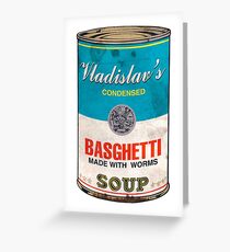 Tarjeta de felicitación Basghetti de Vladislav, lo que hacemos en las sombras