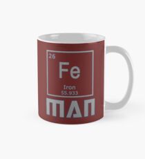 Fe Man Periodic Table Iron Science Chemistry Mug