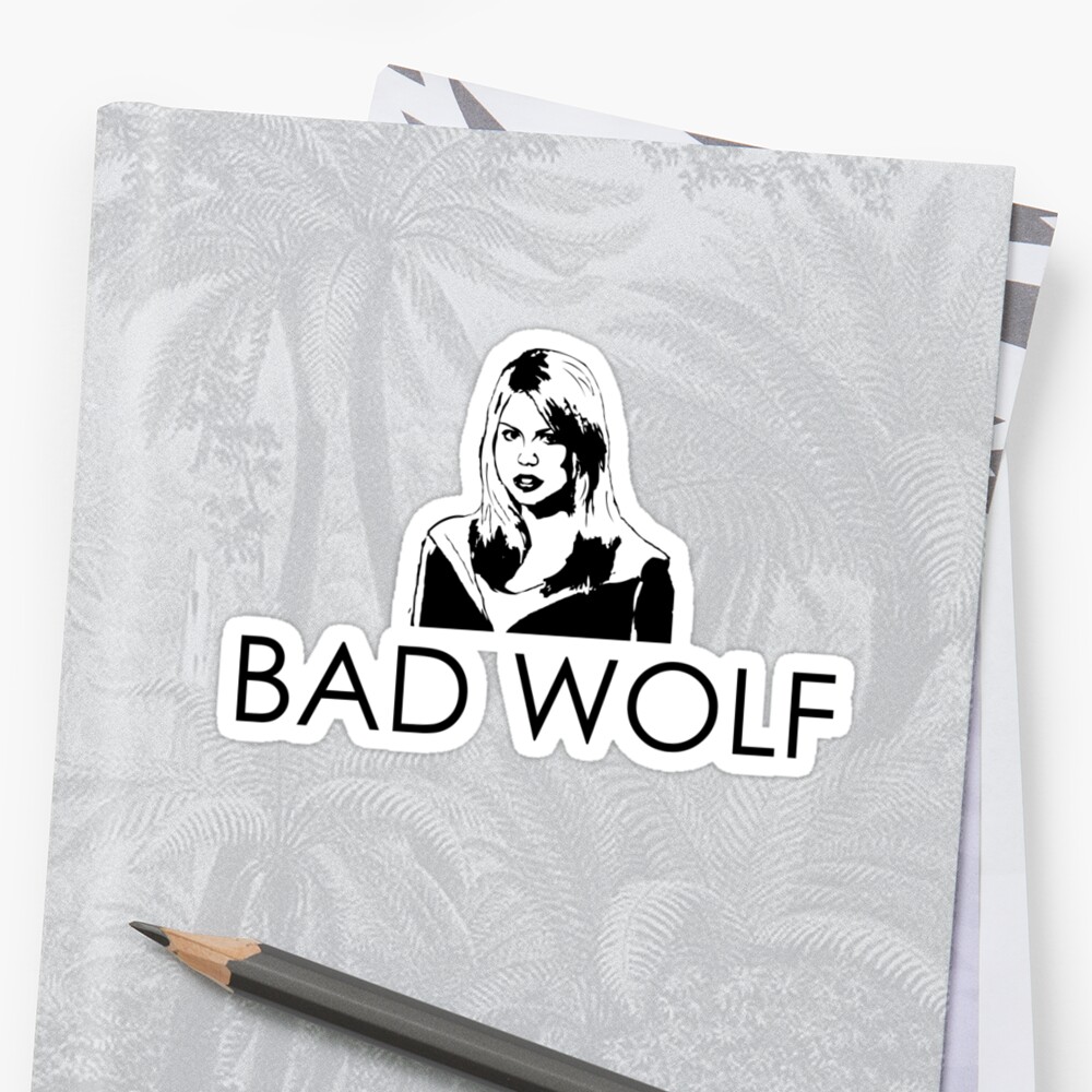 Whos Afraid Of The Big Bad Wolf Stickers By Lizbee Redbubble