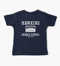 Stranger Things Hawkins Middle School A.V. Club Baby Tee