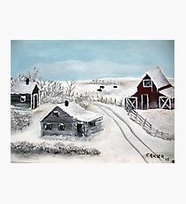 The Frozen Plains Photographic Print