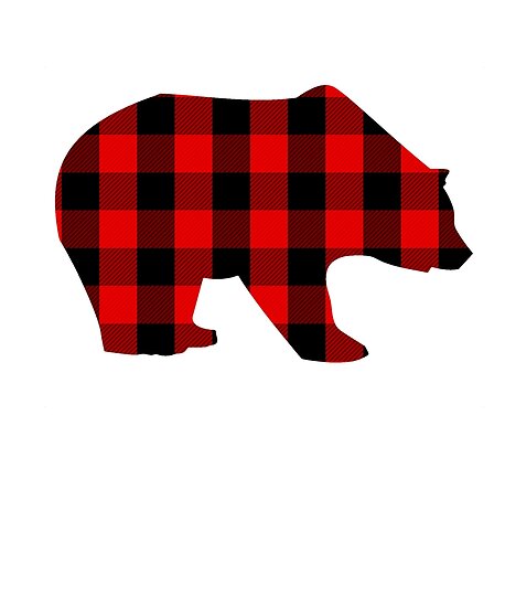 buffalo plaid teddy bear