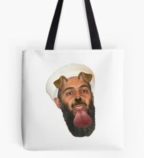 Bin Laden Snapchat Dog Tote Bag