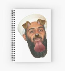 Bin Laden Snapchat Dog Spiral Notebook
