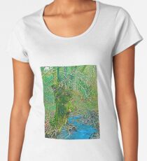Long Exposure Expressionism Women's Premium T-Shirt