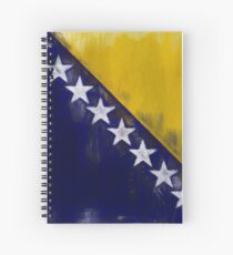 Bosnia And Herzegovina Flag Reworked No. 1, Series 2 Spiralblock