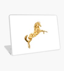 Golden Arabian horse Laptop Skin