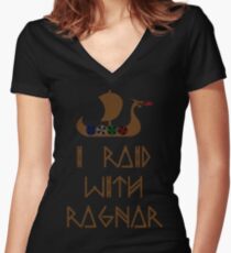 Camiseta entallada de cuello en V I Raid con Ragnar