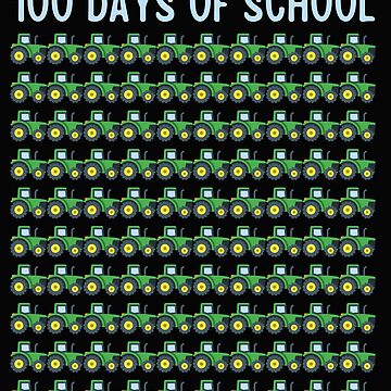 T-shirt enfant for Sale avec l'œuvre « 100 jours d'école - Costume du 100e jour  d'école pour les amoureux des tracteurs » de l'artiste Anton Ashraf