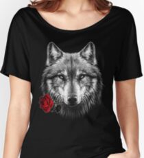 Wolf Rose Women's Relaxed Fit T-Shirt