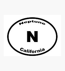 Neptune, CA - Europlate Photographic Print