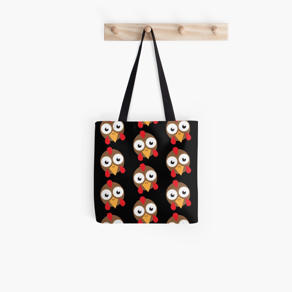 goggly eyed turkey face Tote Bag