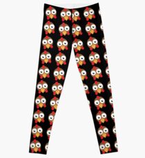 goggly beäugte Truthahngesicht Leggings