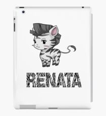 Zebra Renata iPad Case/Skin