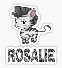 Zebra Rosalie Sticker