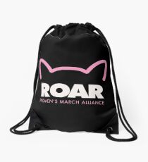 Pink Pussy ROAR - Women's March Alliance Drawstring Bag