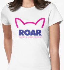 Pussy ROAR - Women's March Alliance Women's Fitted T-Shirt