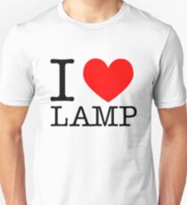 Camiseta unisex Amo las lamparas