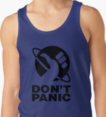 Don't Panic - Hitchhikers Guide Tank Top