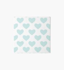 Blue Heart Pattern Art Board