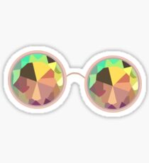 Kaleidoscope Glasses Sticker